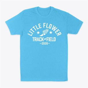 Little Flower Catholic School Track and Field Classic Dad T-Shirt