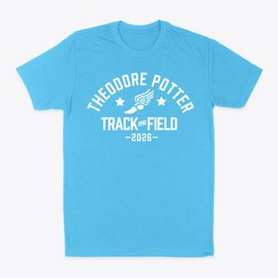 Theodore Potter Elementary School 74 Track and Field Classic Dad T-Shirt