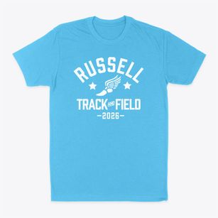 Russell Elementary School Track and Field Classic Dad T-Shirt