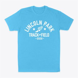 Lincoln Park Mona Shores Elementary Track and Field Classic Dad T-Shirt