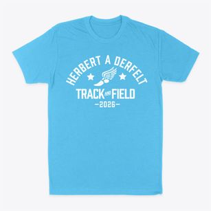 Herbert A Derfelt Elementary School Track and Field Classic Dad T-Shirt
