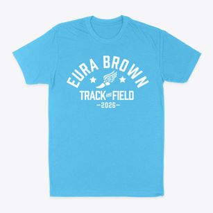 Eura Brown Elementary School Track and Field Classic Dad T-Shirt