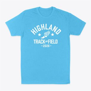 Highland School Of Technology Track and Field Classic Dad T-Shirt