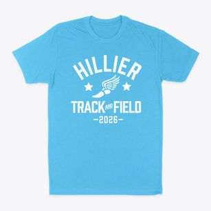 Hillier School Track and Field Classic Dad T-Shirt