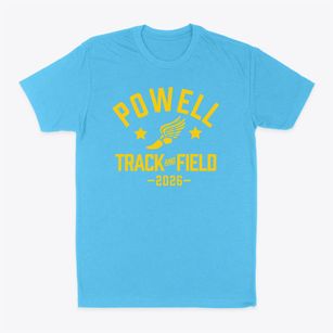Powell High School Track and Field Classic Dad T-Shirt