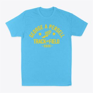 George A Persell Middle School Track and Field Classic Dad T-Shirt