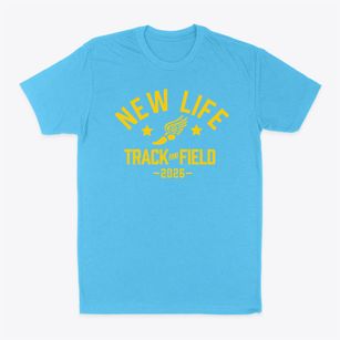 New Life Academy Track and Field Classic Dad T-Shirt