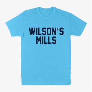 Wilson's Mills North Carolina Classic Block Classic Dad T-Shirt