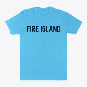 Fire Island New York Classic Block Classic Dad T-Shirt