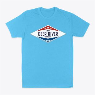 Deer River Minnesota Diamond Star Classic Dad T-Shirt