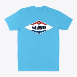 Falmouth Pennsylvania Diamond Star Classic Dad T-Shirt