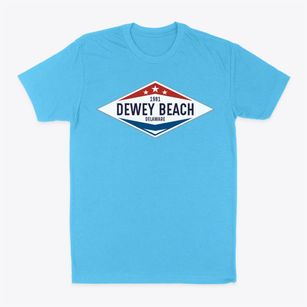 Dewey Beach Delaware Diamond Star Classic Dad T-Shirt
