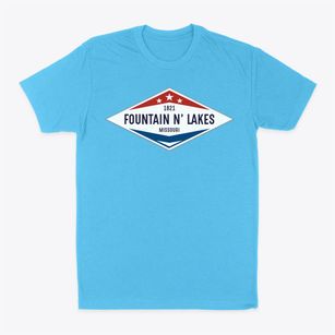 Fountain N' Lakes Missouri Diamond Star Classic Dad T-Shirt