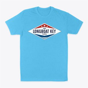 Longboat Key Florida Diamond Star Classic Dad T-Shirt