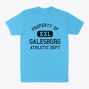 Galesburg Illinois Athletic Dept Classic Dad T-Shirt