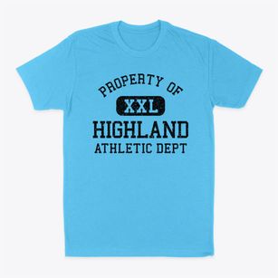 Highland Kansas Athletic Dept Classic Dad T-Shirt