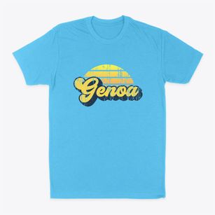 Genoa Nebraska Sublime Sunset Classic Dad T-Shirt