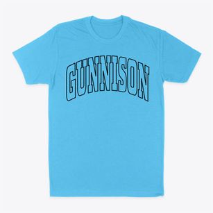 Gunnison Utah Trendy Block Classic Dad T-Shirt