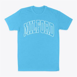 Milford Iowa Trendy Block Classic Dad T-Shirt