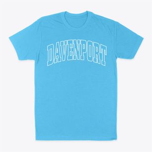 Davenport Iowa Trendy Block Classic Dad T-Shirt