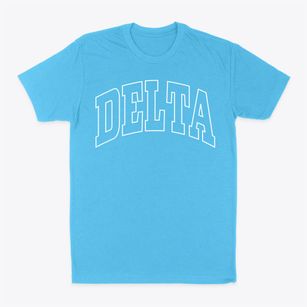 Delta Iowa Trendy Block Classic Dad T-Shirt