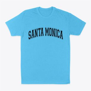 Santa Monica California Varsity Classic Dad T-Shirt
