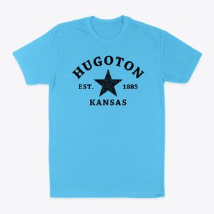 Hugoton Kansas Star Classic Dad T-Shirt