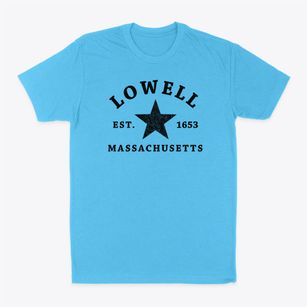 Lowell Massachusetts Star Classic Dad T-Shirt