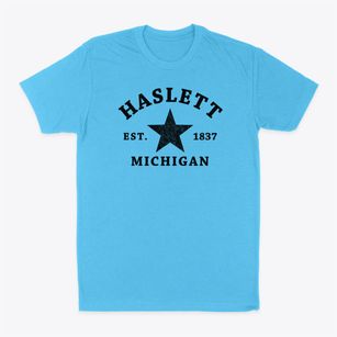 Haslett Michigan Star Classic Dad T-Shirt