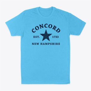 Concord New Hampshire Star Classic Dad T-Shirt