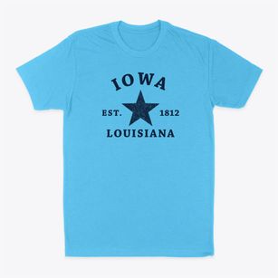 Iowa Louisiana Star Classic Dad T-Shirt