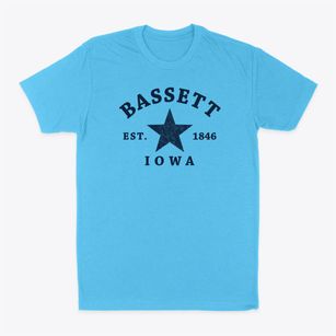 Bassett Iowa Star Classic Dad T-Shirt