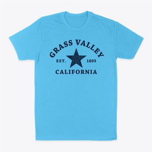 Grass Valley California Star Classic Dad T-Shirt