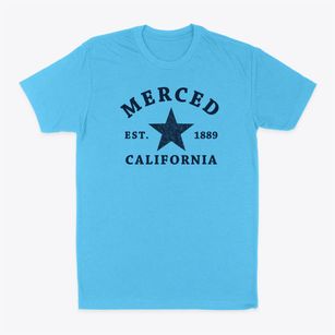 Merced California Star Classic Dad T-Shirt
