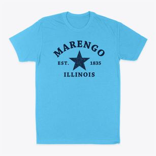 Marengo Illinois Star Classic Dad T-Shirt