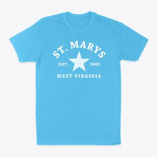 St. Marys West Virginia Star Classic Dad T-Shirt