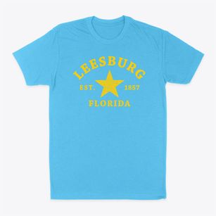Leesburg Florida Star Classic Dad T-Shirt