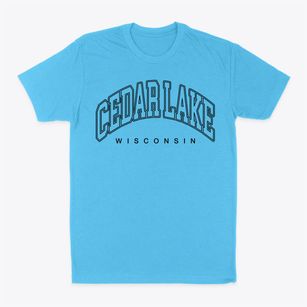 Cedar Lake Wisconsin Inline Classic Dad T-Shirt
