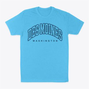 Des Moines Washington Inline Classic Dad T-Shirt