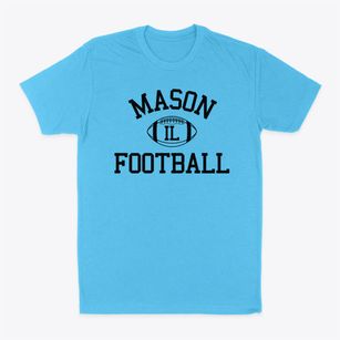 Mason Illinois Football Classic Dad T-Shirt