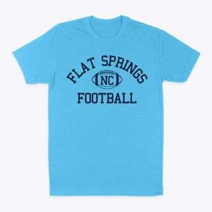 Flat Springs North Carolina Football Classic Dad T-Shirt