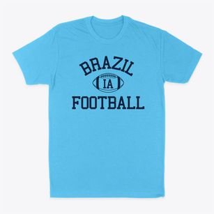Brazil Iowa Football Classic Dad T-Shirt