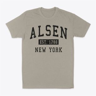 Alsen New York Classic Established Classic Dad T-Shirt
