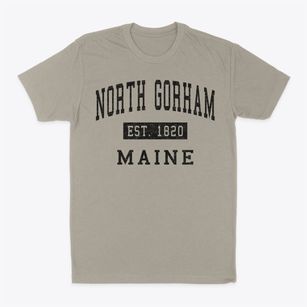 North Gorham Maine Classic Established Classic Dad T-Shirt