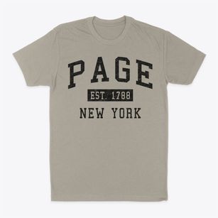 Page New York Classic Established Classic Dad T-Shirt