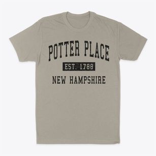 Potter Place New Hampshire Classic Established Classic Dad T-Shirt