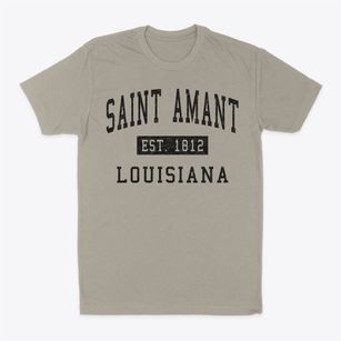 Saint Amant Louisiana Classic Established Classic Dad T-Shirt
