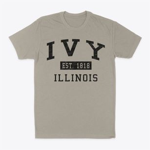 Ivy Illinois Classic Established Classic Dad T-Shirt
