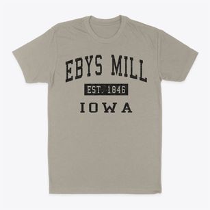 Ebys Mill Iowa Classic Established Classic Dad T-Shirt