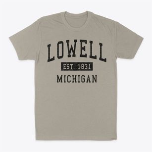 Lowell Michigan Classic Established Classic Dad T-Shirt